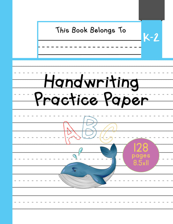 Handwriting Practice Books For Kids Age 4-8: Letter Tracing Kindergarten  Handwriting Book For Girls 1st Grade 2nd Grade Handwriting Paper Notebook  ABC (Paperback)