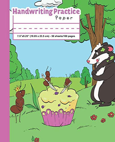 HANDWRITING PRACTICE PAPER: KIDS WRITING PAPER BOOK FOR By Sunshine River  Press 9781096691785
